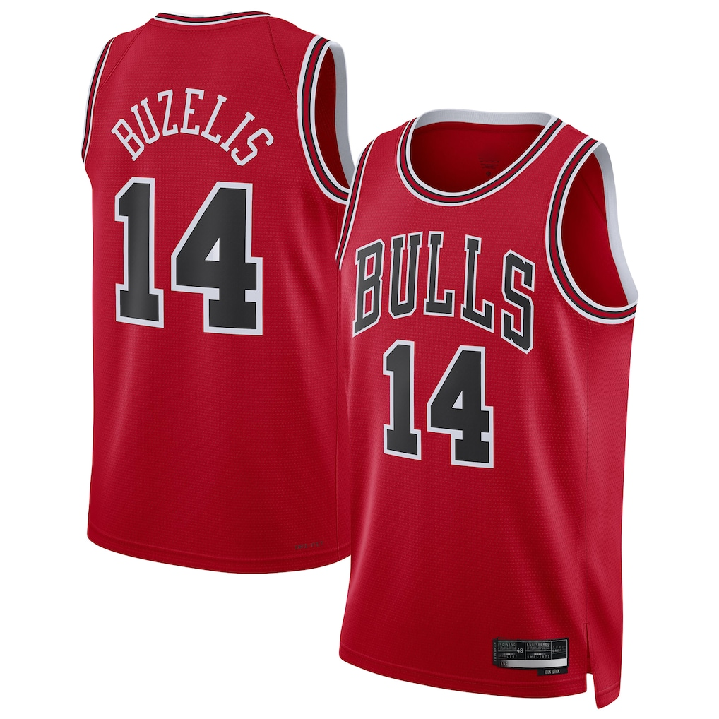Tlead C.Bulls #14 Matas Buzelis Red Swingman Player Jerseys - Icon Edition