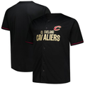 Tlead C.Cavaliers Black Big & Tall Pop Full-Button Jerseys