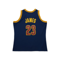 Tlead C.Cavaliers #23 LeBron James Mitchell & Ness Navy Big & Tall Hardwood Classics 2008-09 Swingman Jerseys