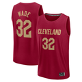 Tlead C.Cavaliers #32 Dean Wade Wine Fast Break Player Jerseys - Icon Edition