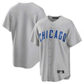 Tlead C.Cubs Gray Home Game Blank Player Stitched Jerseys