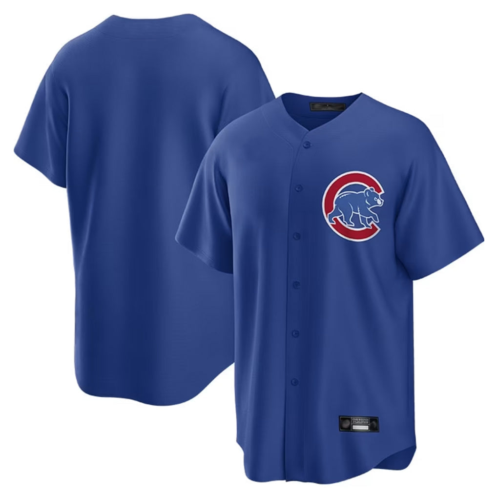 Tlead C.Cubs Royal Home Game Blank Player Stitched Jerseys