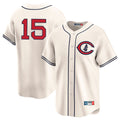 Tlead C.Cubs #15 Carson Kelly Player Cream Field of Dreams Limited Home Game Stitched Jerseys