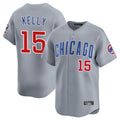 Tlead C.Cubs #15 Carson Kelly Player Gray Road Limited Home Stitched Jerseys