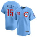 Tlead C.Cubs #15 Carson Kelly Player Light Blue Limited Home Stitched Jerseys