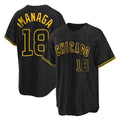 Tlead C.Cubs #18 Shota Imanaga Player Black Snake Skin City Game Stitched Jerseys