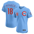 Tlead C.Cubs #18 Shota Imanaga Player Light Blue Limited Elite Home Stitched Jerseys