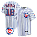 Tlead C.Cubs #18 Shota Imanaga Player White 150th Anniversary Home Game Stitched Jerseys