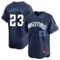 Tlead C.Cubs #23 Ryne Sandberg Player Navy City Connect Limited Home Stitched Jerseys