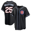 Tlead C.Cubs #25 Mois¡§|s Ballesteros Player Black Fashion Out Game Stitched Jerseys