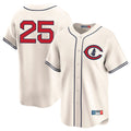 Tlead C.Cubs #25 Mois¡§|s Ballesteros Player Cream Field of Dreams Limited Home Game Stitched Jerseys