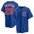 Tlead C.Cubs #25 Mois¡§|s Ballesteros Player Royal Home Game Stitched Jerseys