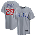 Tlead C.Cubs #29 Michael Busch Player Gray Home Game Stitched Jerseys