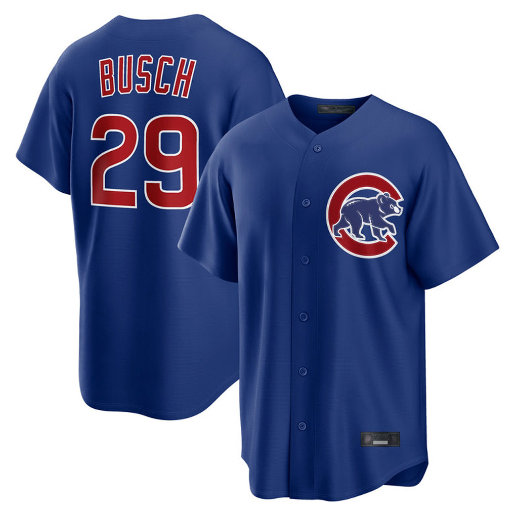 Tlead C.Cubs #29 Michael Busch Player Royal Home Game Stitched Jerseys