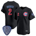 Tlead C.Cubs #2 Nico Hoerner Player Black Vapor Premier Limited Home Stitched Jerseys