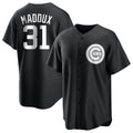 Tlead C.Cubs #31 Greg Maddux Player Black Game Stitched Jerseys
