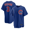 Tlead C.Cubs #3 Alex Bregman Royal Home Game Stitched Jerseys
