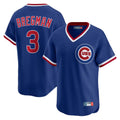 Tlead C.Cubs #3 Alex Bregman Royal T-shirt Cooperstown Collection Limited Stitched Jerseys