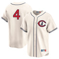 Tlead C.Cubs #4 Pete Crow-Armstrong Player Cream Field of Dreams Limited Home Game Stitched Jerseys