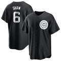 Tlead C.Cubs #6 Matt Shaw Player Black Game Stitched Jerseys