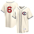 Tlead C.Cubs #6 Matt Shaw Player Cream Field of Dreams Home Game Stitched Jerseys