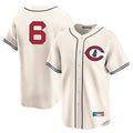 Tlead C.Cubs #6 Matt Shaw Player Cream Field of Dreams Limited Home Game Stitched Jerseys