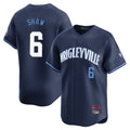 Tlead C.Cubs #6 Matt Shaw Player Navy City Connect Limited Home Stitched Jerseys