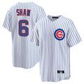 Tlead C.Cubs #6 Matt Shaw Player White Game Home Stitched Jerseys