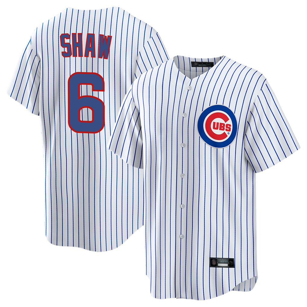 Tlead C.Cubs #6 Matt Shaw Player White Game Home Stitched Jerseys