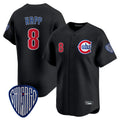 Tlead C.Cubs #8 Ian Happ Player Black Vapor Premier Limited Home Stitched Jerseys