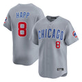 Tlead C.Cubs #8 Ian Happ Player Gray Road Limited Home Stitched Jerseys