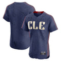 Tlead C.Guardians Navy City Connect Limited Elite Home Blank Player Stitched Jerseys