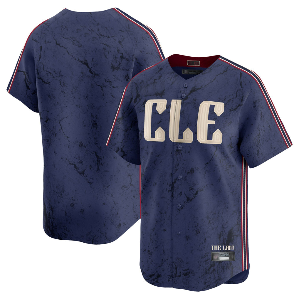Tlead C.Guardians Navy City Connect Limited Home Blank Player Stitched Jerseys
