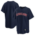 Tlead C.Guardians Navy Game Home Blank Player Stitched Jerseys
