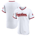 Tlead C.Guardians White Limited Elite Home Blank Player Stitched Jerseys