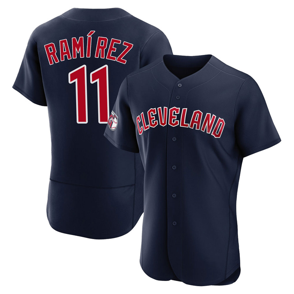 Tlead C.Guardians #11 Jose Ramirez Player Navy Limited Elite Home Stitched Jerseys