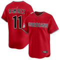 Tlead C.Guardians #11 Jose Ramirez Player Red Limited Home Stitched Jerseys