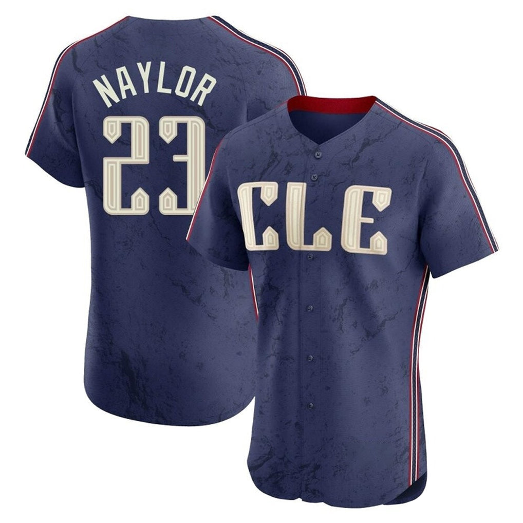 Tlead C.Guardians #23 Bo Naylor Player Navy City Connect Limited Elite Home Stitched Jerseys
