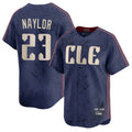 Tlead C.Guardians #23 Bo Naylor Player Navy City Connect Limited Home Stitched Jerseys