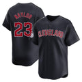 Tlead C.Guardians #23 Bo Naylor Player Navy Limited Home Game Stitched Jerseys