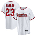 Tlead C.Guardians #23 Bo Naylor Player White Game Home Stitched Jerseys