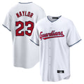 Tlead C.Guardians #23 Bo Naylor Player White Home Game Stitched Jerseys