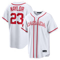 Tlead C.Guardians #23 Bo Naylor Player White World Classic Home Game Stitched Jerseys