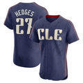 Tlead C.Guardians #27 Austin Hedges Player Navy City Connect Limited Elite Home Stitched Jerseys