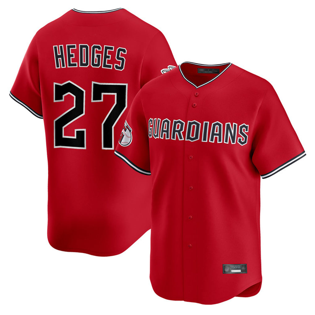 Tlead C.Guardians #27 Austin Hedges Player Red Limited Home Stitched Jerseys