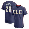 Tlead C.Guardians #28 Tanner Bibee Player Navy City Connect Limited Elite Home Stitched Jerseys