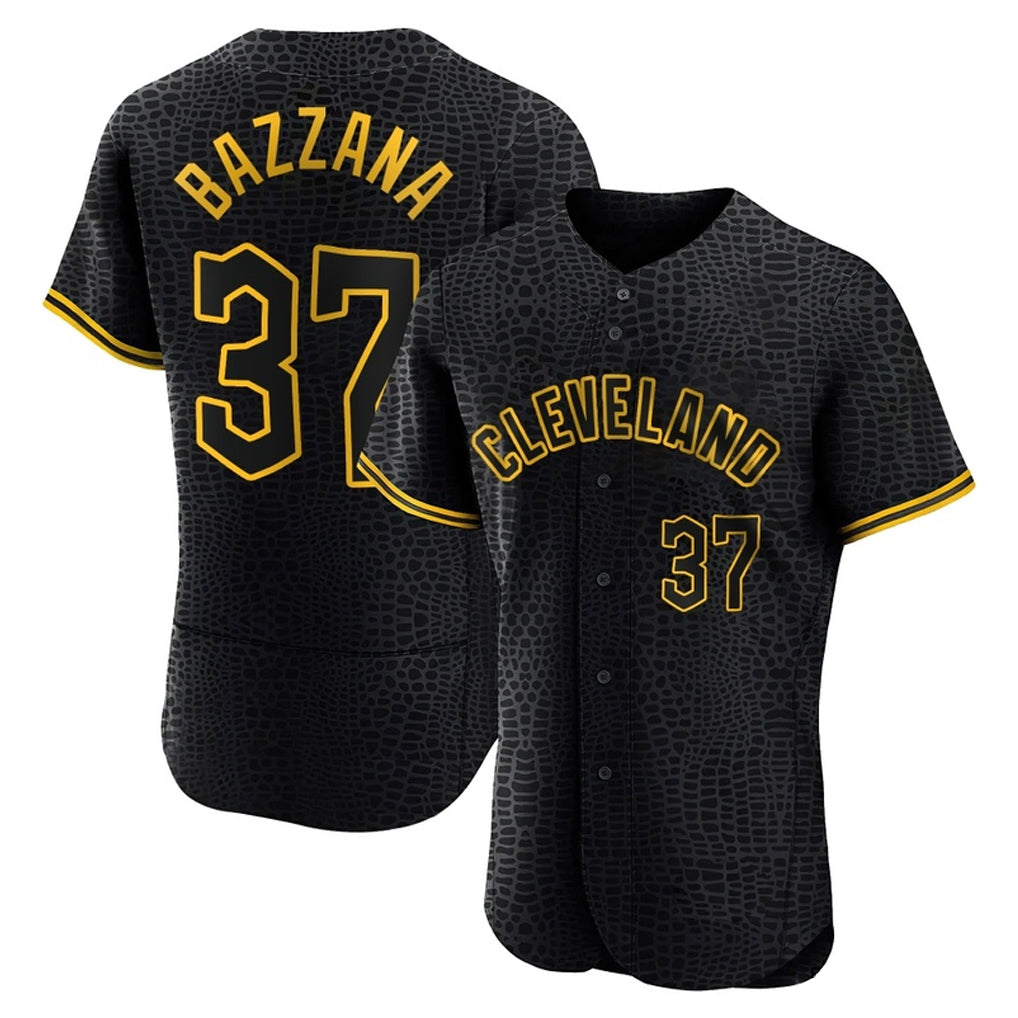 Tlead C.Guardians #37 Travis Bazzana Player Black Snake Skin City Limited Elite Home Stitched Jerseys