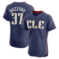 Tlead C.Guardians #37 Travis Bazzana Player Navy City Connect Limited Elite Home Stitched Jerseys