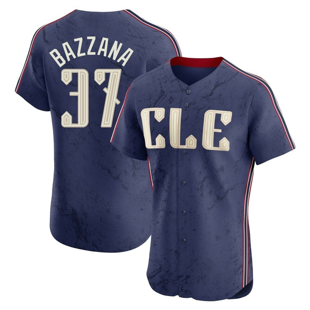 Tlead C.Guardians #37 Travis Bazzana Player Navy City Connect Limited Elite Home Stitched Jerseys
