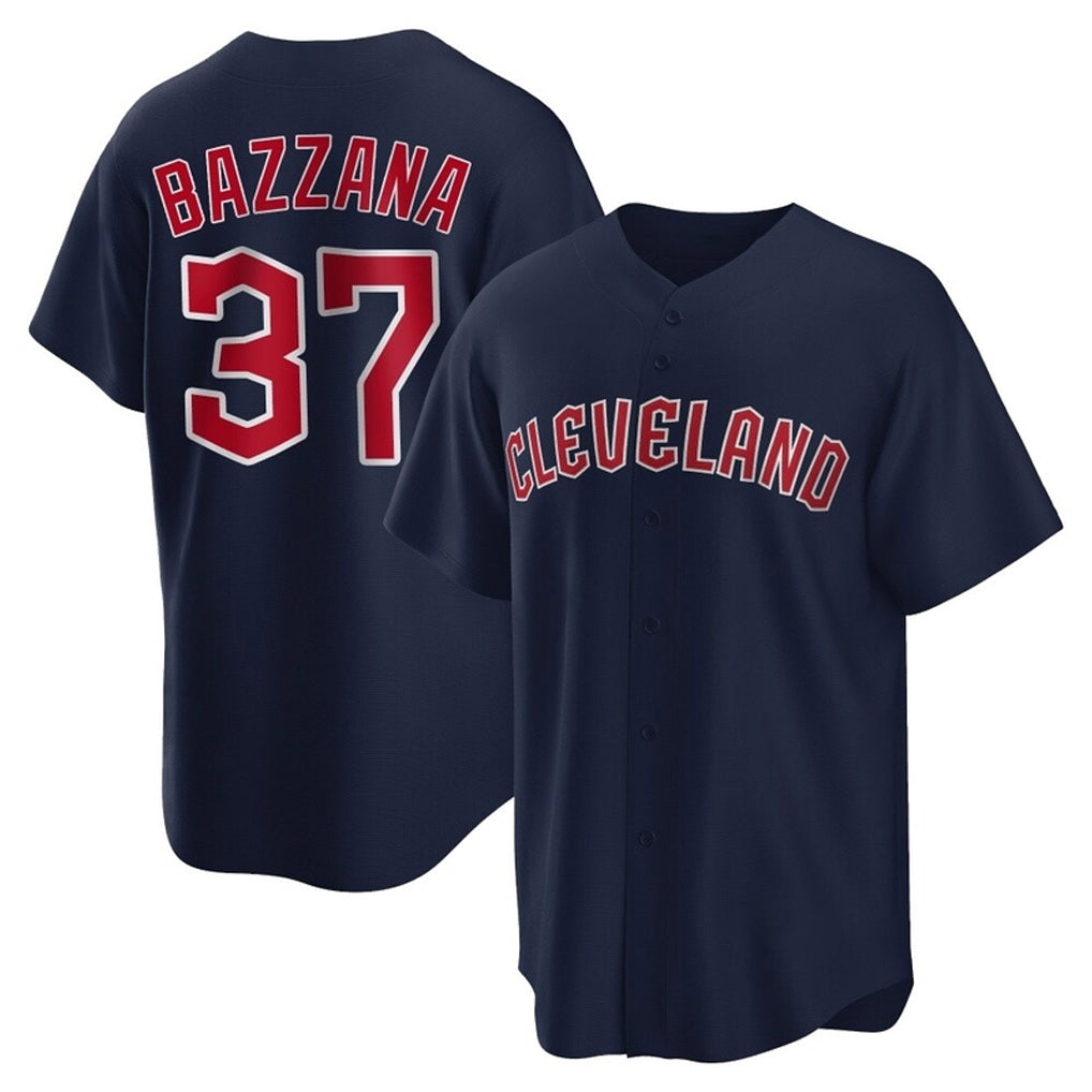 Tlead C.Guardians #37 Travis Bazzana Player Navy Game Home Stitched Jerseys